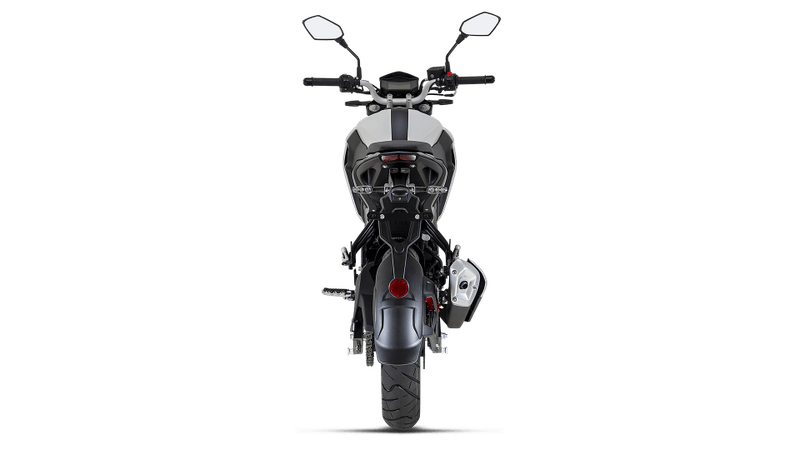 Moto Benelli 180s - Color Blanco - De costado 3 - Cycles Motoshop