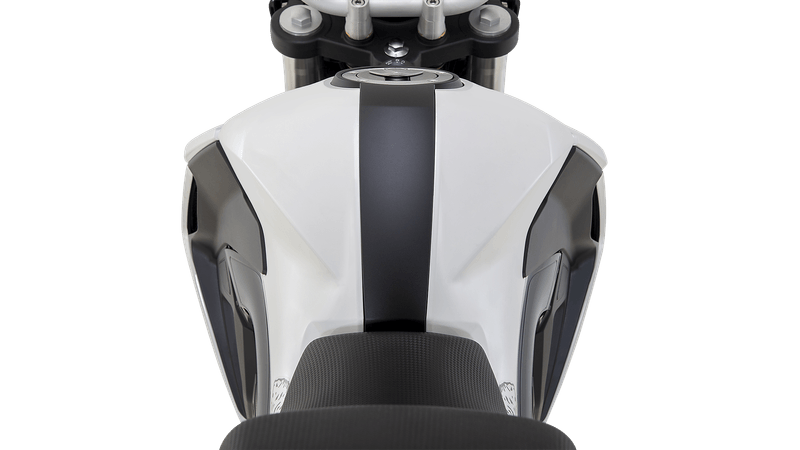 Moto Benelli 180s - Color Blanco - De costado 4 - Cycles Motoshop