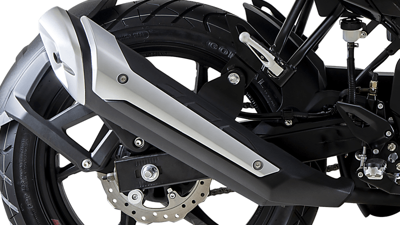 Moto Benelli 180s - Color Blanco - De costado 7 - Cycles Motoshop