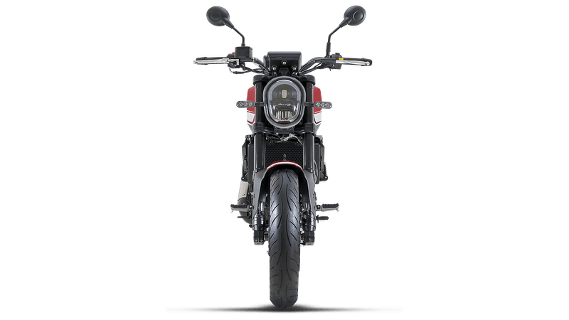 Moto Benelli Leoncino 250 ABS - Color Rojo - De costado 2 - Cycles Motoshop