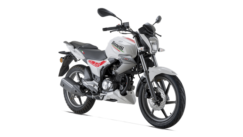 Moto Benelli TNT 15 - Color Blanco - De costado - Cycles Motoshop