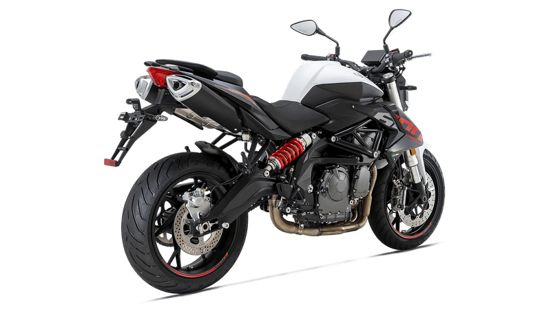 Moto Benelli TNT 600i - Color Blanco - De costado 1 - Cycles Motoshop