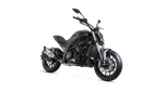 Moto Benelli 502c - Color Negro - De costado - Cycles Motoshop