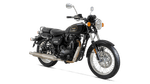 Moto Benelli Imperiale 400 - Color Negro - De costado - Cycles Motoshop