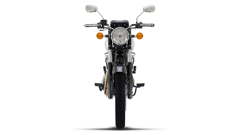 Moto Benelli Imperiale 400 - Color Gris - De costado 3 - Cycles Motoshop