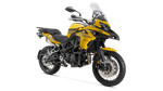Moto Benelli TRK 502 X - Color Amarillo - De costado - Cycles Motoshop