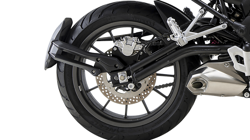 Moto Benelli TRK 502 - Color Gris - De costado 9 - Cycles Motoshop