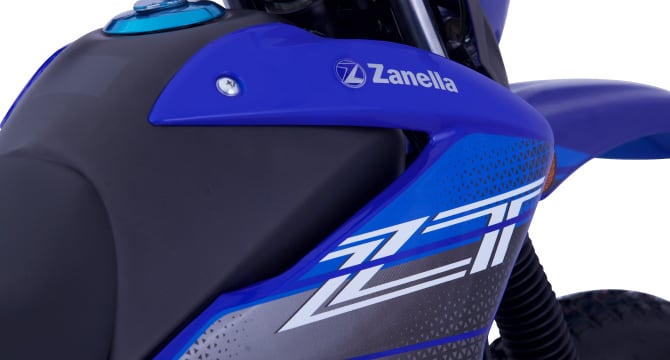 Moto Zanella ZT - Color Azul - De costado 1 - Cycles Motoshop
