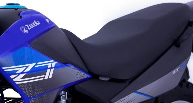 Moto Zanella ZT - Color Azul - De costado 2 - Cycles Motoshop