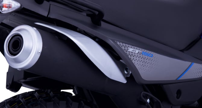 Moto Zanella ZT - Color Azul - De costado 4 - Cycles Motoshop