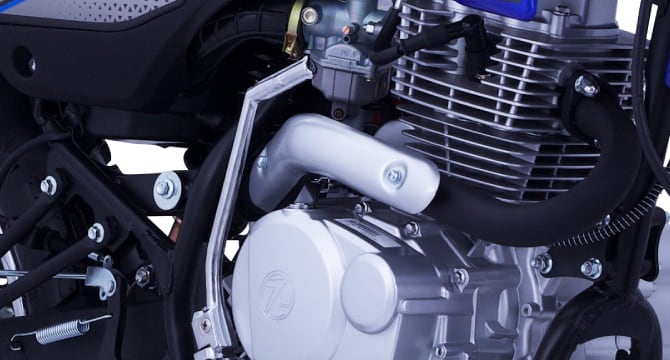 Moto Zanella ZT - Color Azul - De costado 5 - Cycles Motoshop