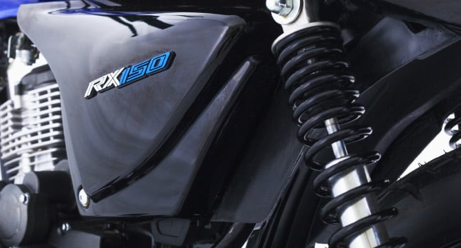 Moto Zanella RX 150 Z7 Full - Color Azul - De costado 1 - Cycles Motoshop