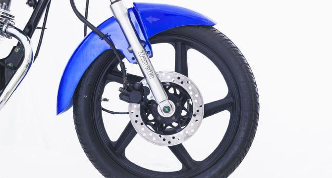 Moto Zanella RX 150 Z7 Full - Color Azul - De costado 2 - Cycles Motoshop