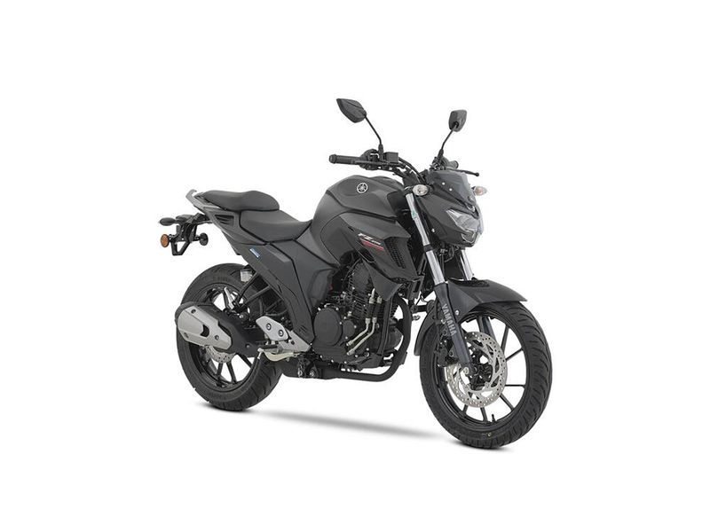 Moto Yamaha FZ 25 - Color Negro - De costado - Cycles Motoshop