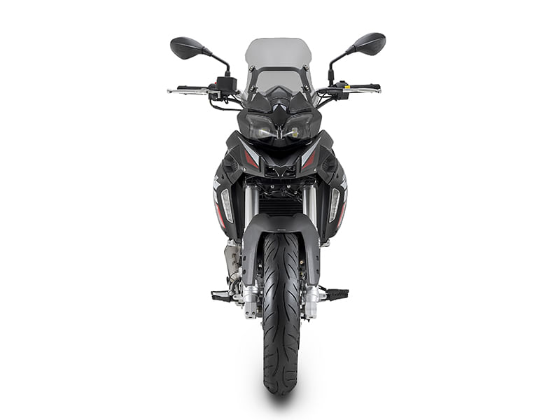 Moto Benelli TRK 251 ABS - Color Negro - De costado 4 - Cycles Motoshop
