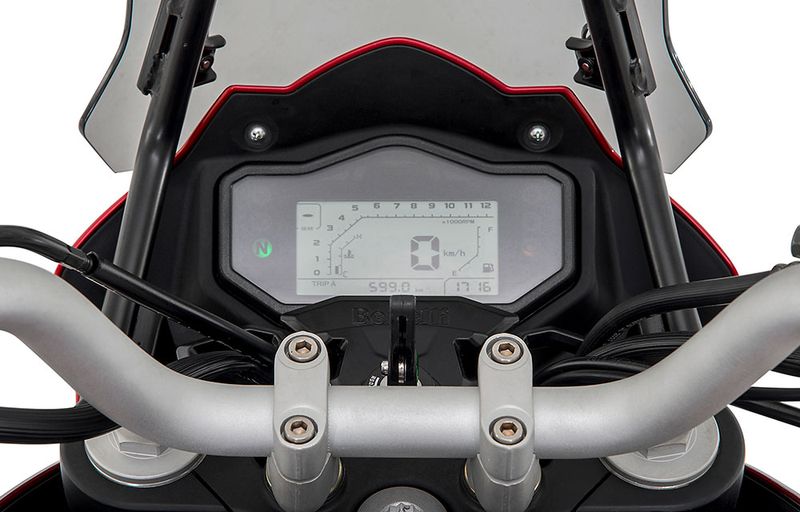 Moto Benelli TRK 251 ABS - Color Negro - De costado 6 - Cycles Motoshop