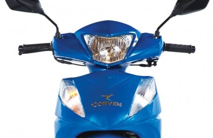 Moto Corven Energy 110 R2 RT - Color Azul - De costado - Cycles Motoshop