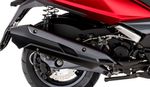 Moto Kymco Downtown 350i ABS - Color Rojo - De costado 6 - Cycles Motoshop