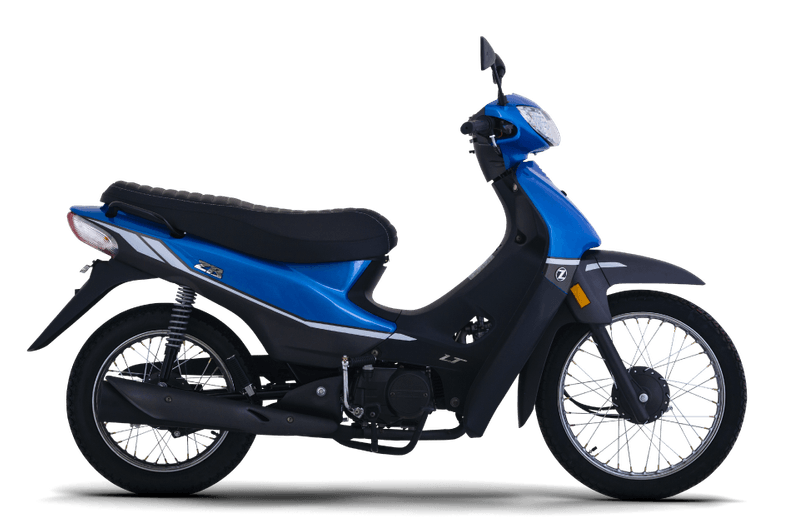 Moto Zanella ZB 110 - Color Azul - Cycles Motoshop