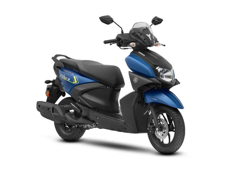 Moto Yamaha Cygnus Ray ZR 125 FI - Color Azul - De costado - Cycles Motoshop