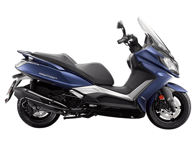 Moto Kymco Downtown 350i TCS - Color Azul - Cycles Motoshop