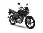 Moto Yamaha YBR 125 Z - Color Negro - De costado - Cycles Motoshop