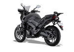 Moto Bajaj Dominar 400 Tourer -Color Negro - De costado 2 - Cycles Motoshop