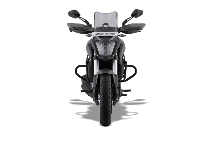 Moto Bajaj Dominar 400 Tourer -Color Negro - De frente - Cycles Motoshop