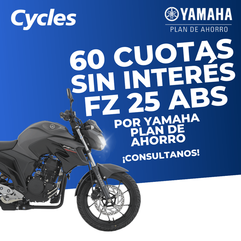 Yamaha Plan de Ahorro-FZ 25 ABS-Cycles Motoshop