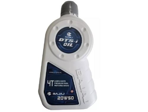 Aceite Lubricante Motor 4T Bajaj 20W50 Sintetico Genuine Oil x 1.2LTS
