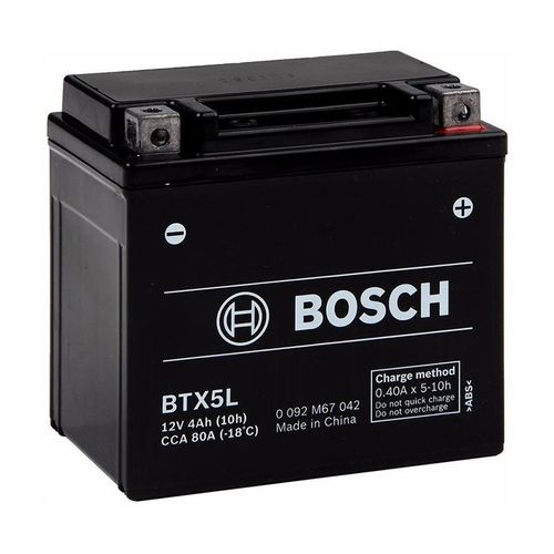 Bateria Bosch BTX5L Gel Activada Biz125 CG150 Titan XR NS125 Elite125 CG150 FZFI NS