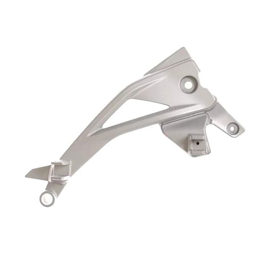 Soporte Pedalin Derecho Gris Plata Rouser 220 Bajaj