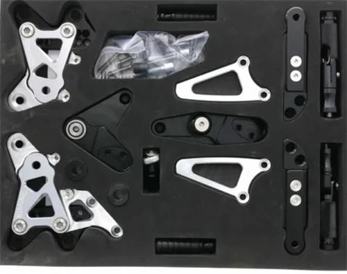 Kit Apoyapies Cambios y Freno Silver TNT25 Benelli