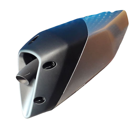 Protector Silenciador Escape Rouser RS200 Bajaj