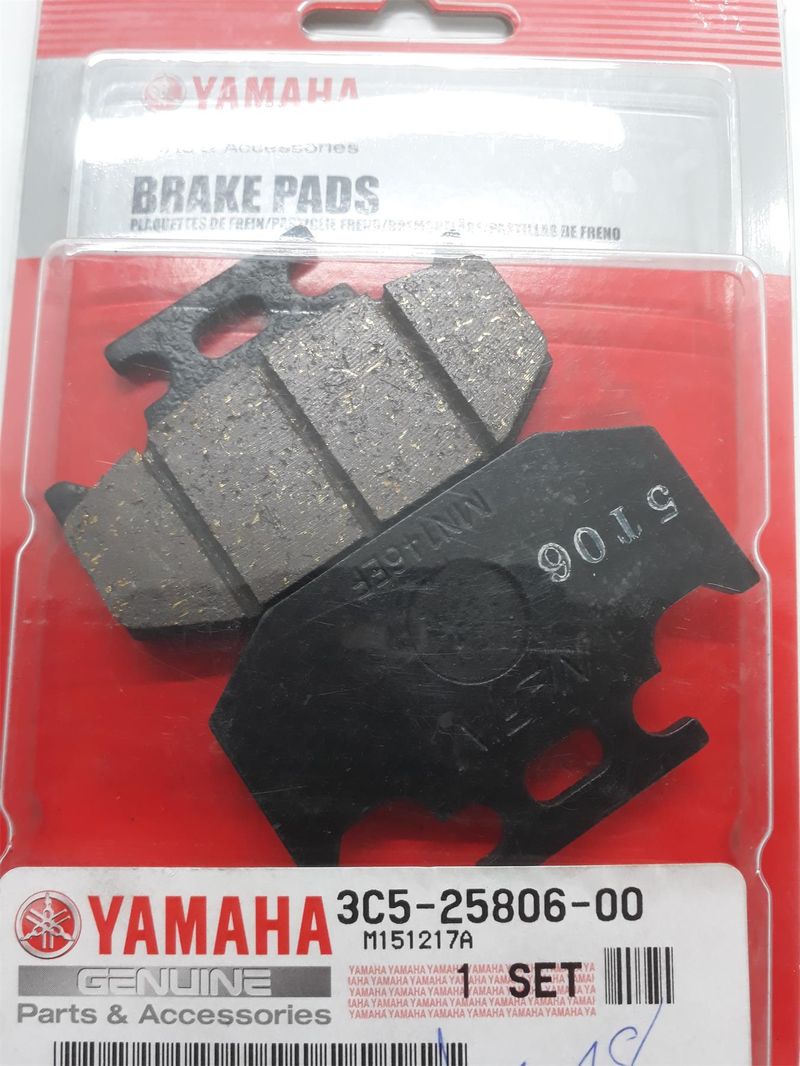 Pastillas Freno Traseras Yamaha Xtz Ys Tenere 250 Origin Fas