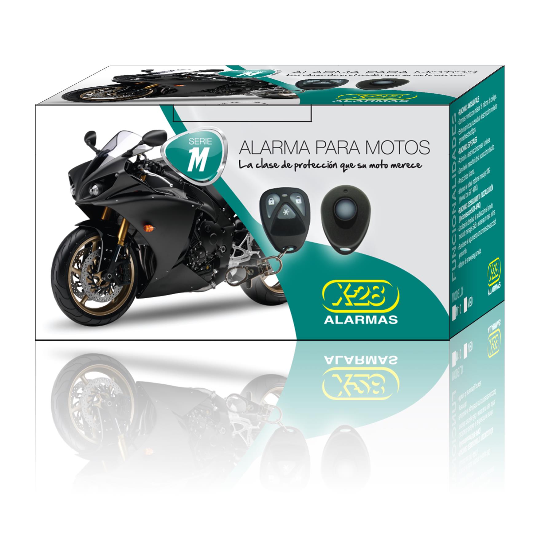 Alarma Moto X-28 1 Control M10 con Presencia - Cycles MotoShop