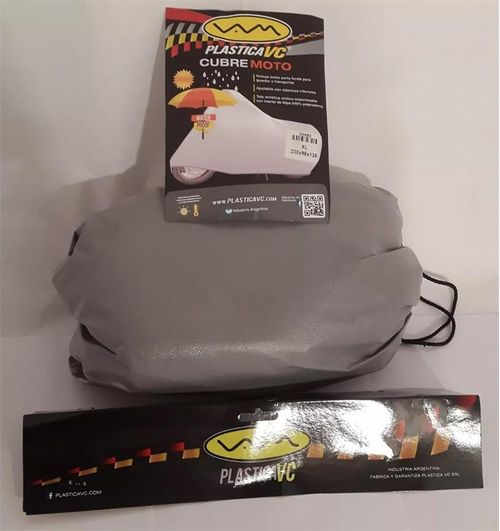 Cubre Motos M Waterproof Con Bolso Tela Sintetica Plastica VC