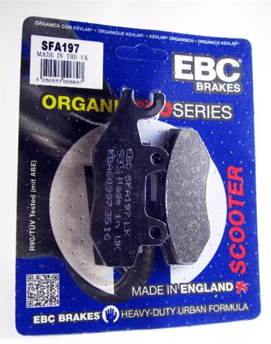 Pastilla de Freno Delantera EBC Brakes Kymco Burgman Gilera VC150 Twister 250 Custom 150