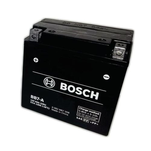 Bateria Bosch BB7-A Gel Activada Zanella HJ125 Suzuki GN EN125