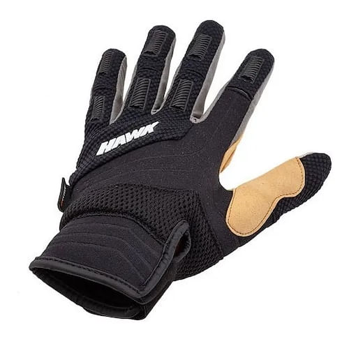 Guantes Media Estacion Cross Hawk Fit Camel Tactiles
