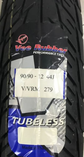 Cubierta Vee Rubber 90/90/12 Honda Elite 125 Styler RT LT 150