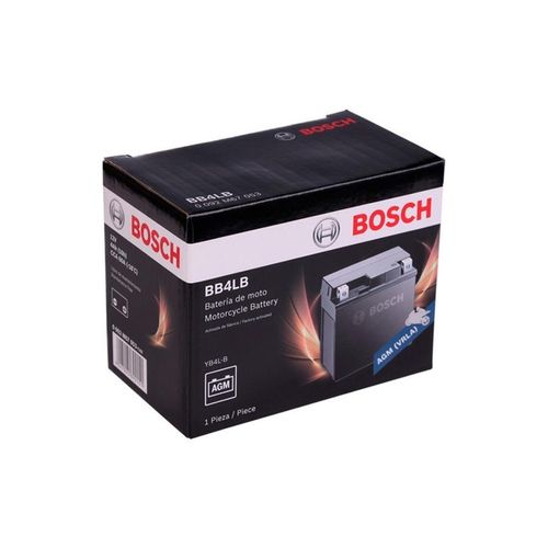 Bateria Bosch BB4LB Gel Activada Gilera F110 Honda S70 CRF70 Zanella Hot