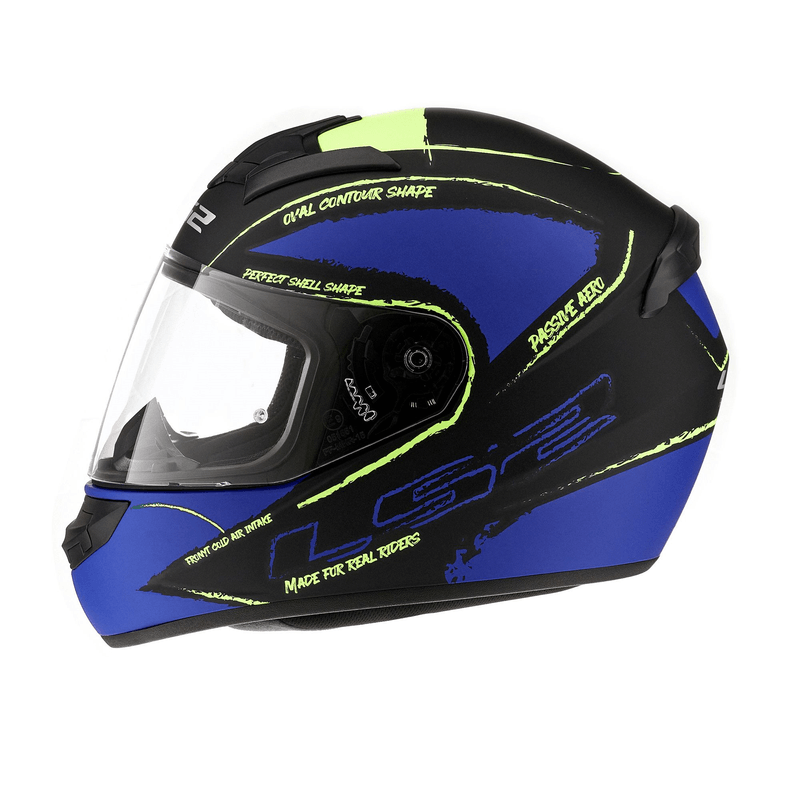 LS2 FF352 Rookie Speed Racewear - Casco integrale blu, edizione speciale,  per go-kart e moto