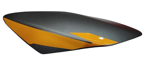 Carenado de Optica Izquierdo Calco Amarillo NS125 Corven