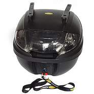Baul con Portapaquete + Fume Plastica VC Elegante 30L
