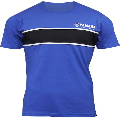 Remera Manga Corta Jersey Yamaha Casual Estampa Vinilo Racing