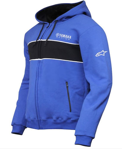 Campera con Capucha Yamaha Casual Friza Estampa Vinilo Racing