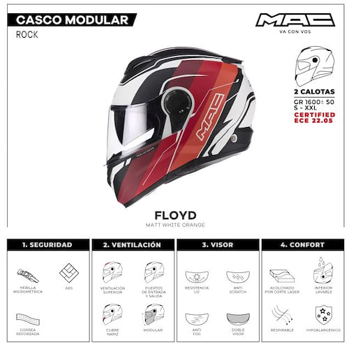 Casco mac online rebatible