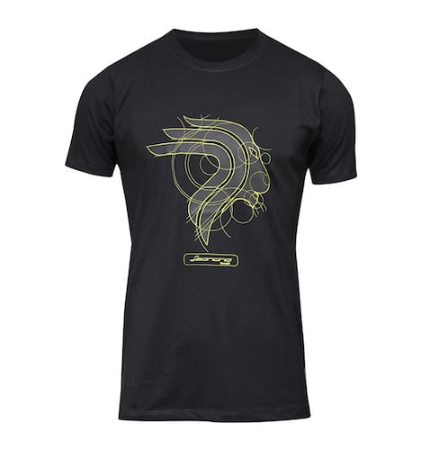 Remera Manga Corta Benelli Logo Leoncino Tee