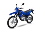 Moto Yamaha XTZ 125 - Color Azul - De costado - Cycles Motoshop